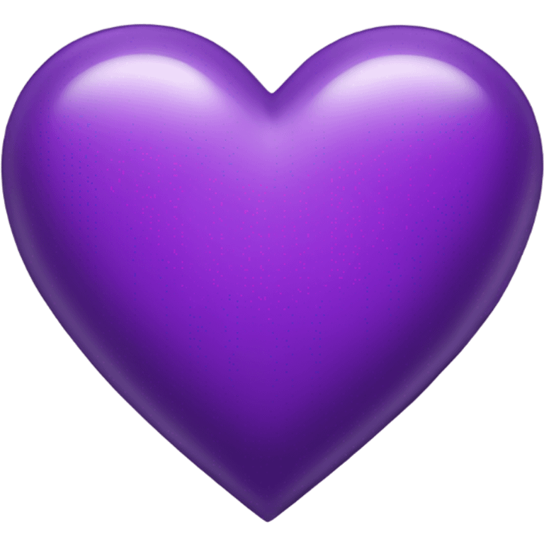 Clear Purple Heart emoji