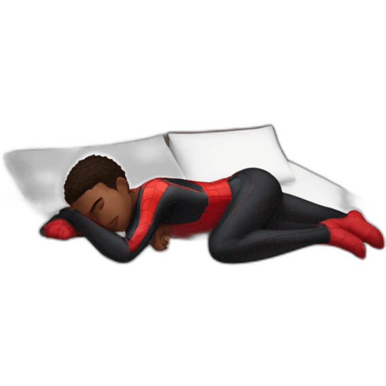 miles morales taking a nap emoji