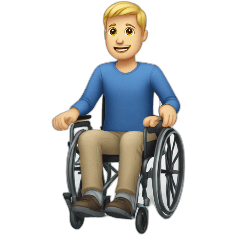 deaf-man-wheelchair emoji