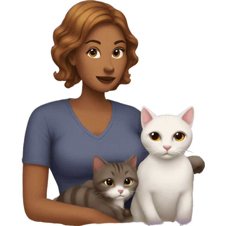 Mommy an cat emoji