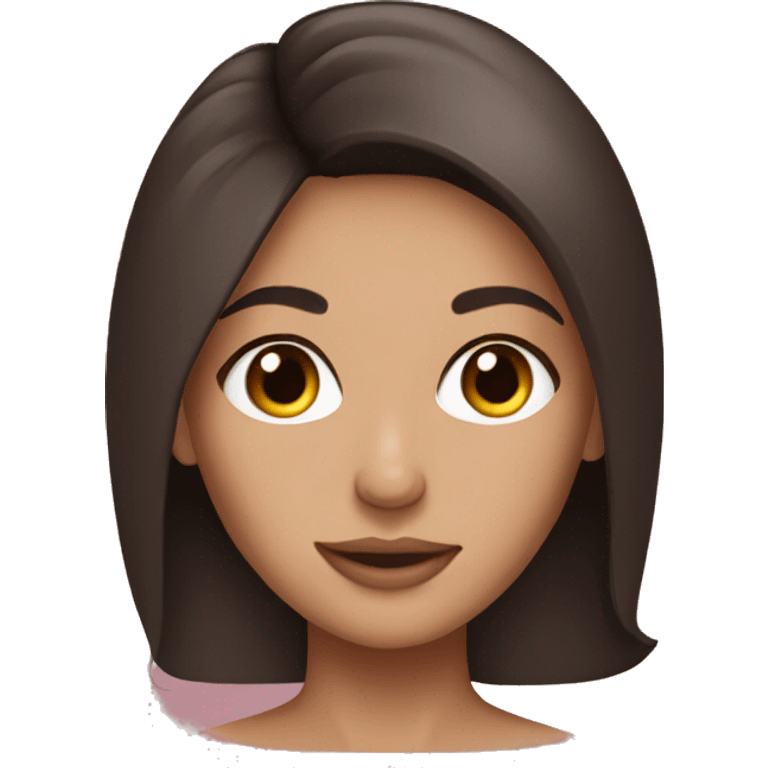 skin care brunette  emoji