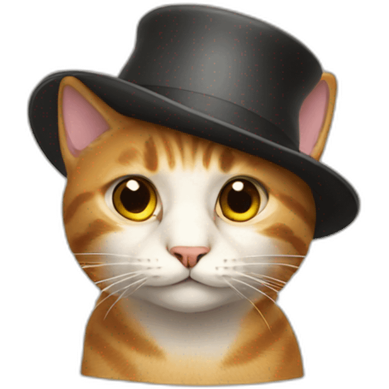 Cat in hat emoji