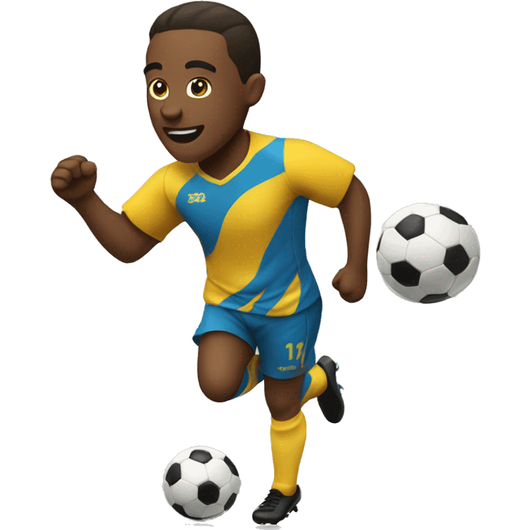 soccer player running emoji