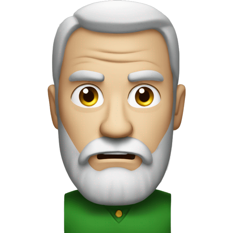 irish angry man with beard emoji