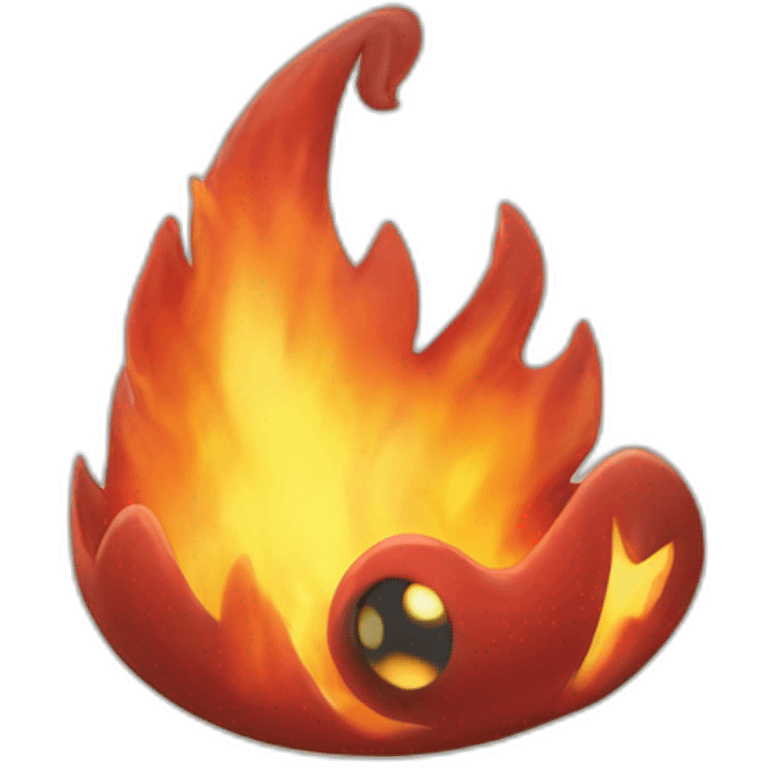 Charmender fire pokémon emoji