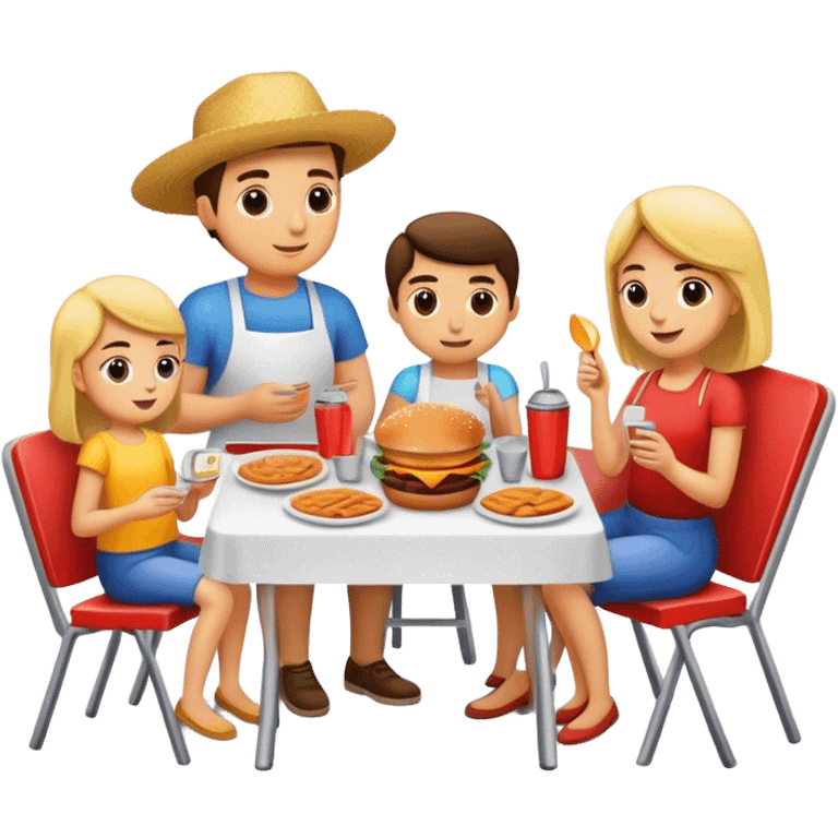 cookout with family  emoji