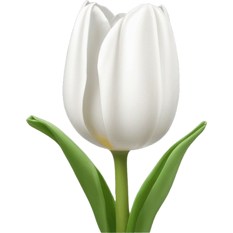 White tulipánov emoji