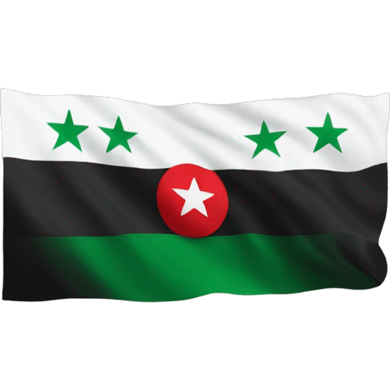 Independent Syria flag emoji