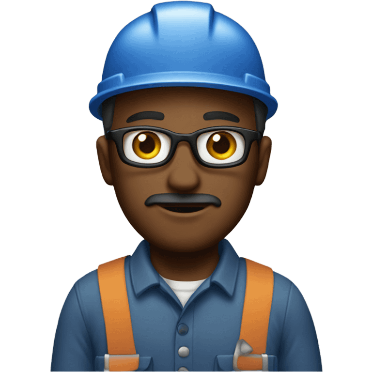 blue collar emoji