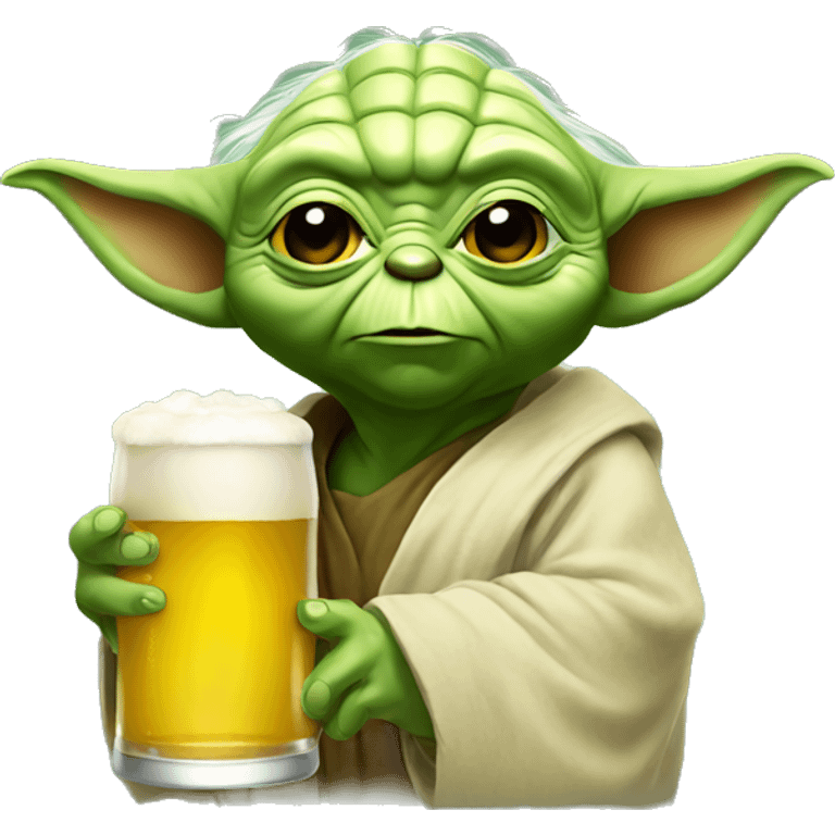 Yoda-drink-beer emoji