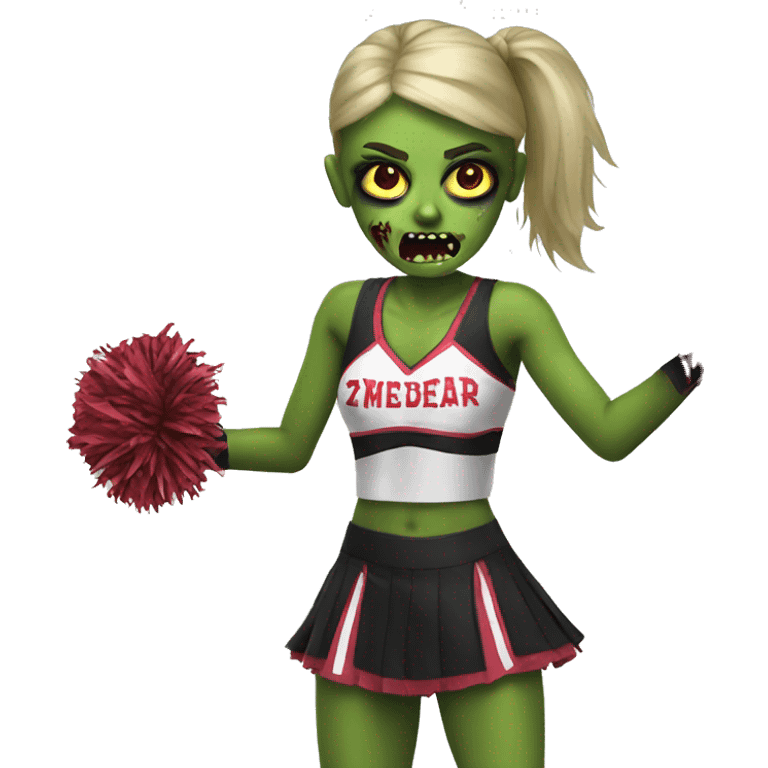 Zombie cheerleader  emoji