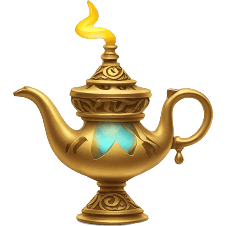 Genie lamp aladdin emoji