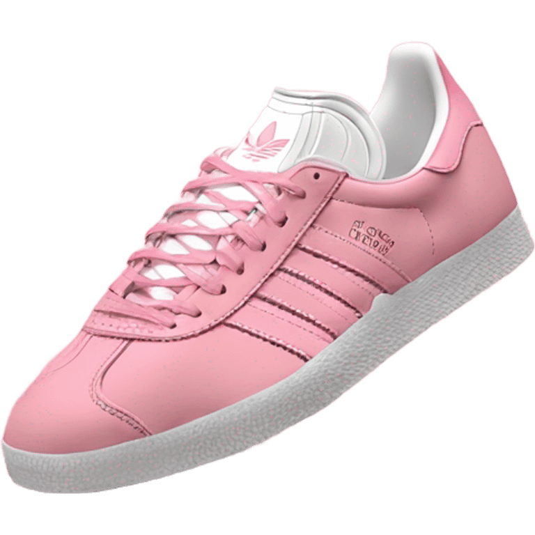 Adidas gazelle pink  emoji