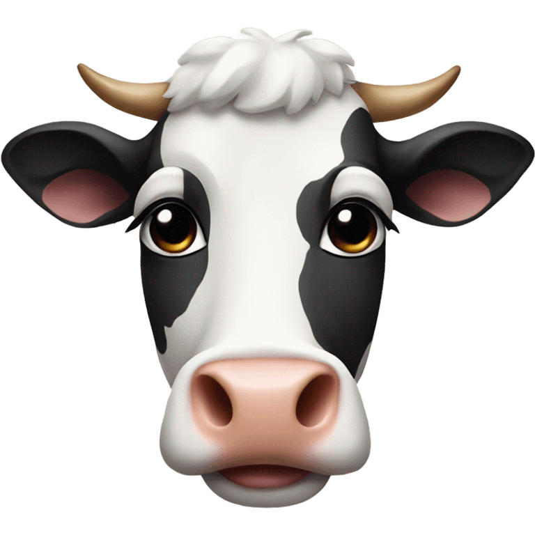 Cow with halo emoji