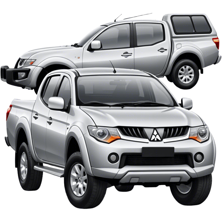 Mitsubishi Triton - Mitsubishi (Model Year: 2023) (Iconic colour: Silver) emoji