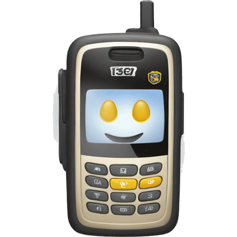 law enforcement mobile phone emoji