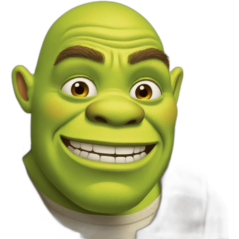 Shrek crazy emoji