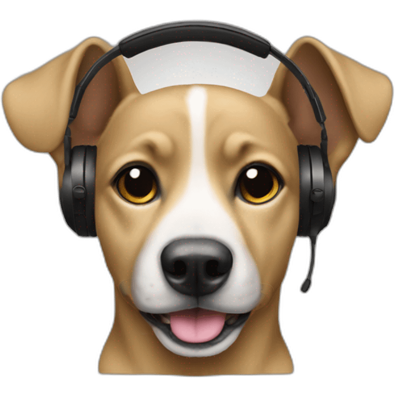 perro dj emoji