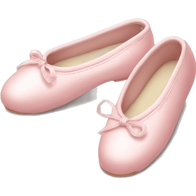 pale pink ballet shoes emoji