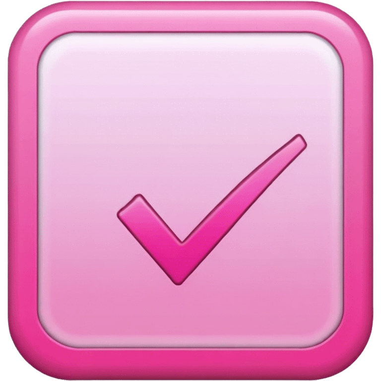 pink check box emoji