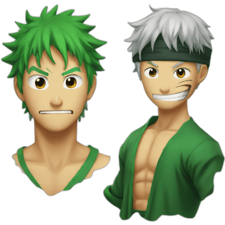 Gogou vs Zoro emoji