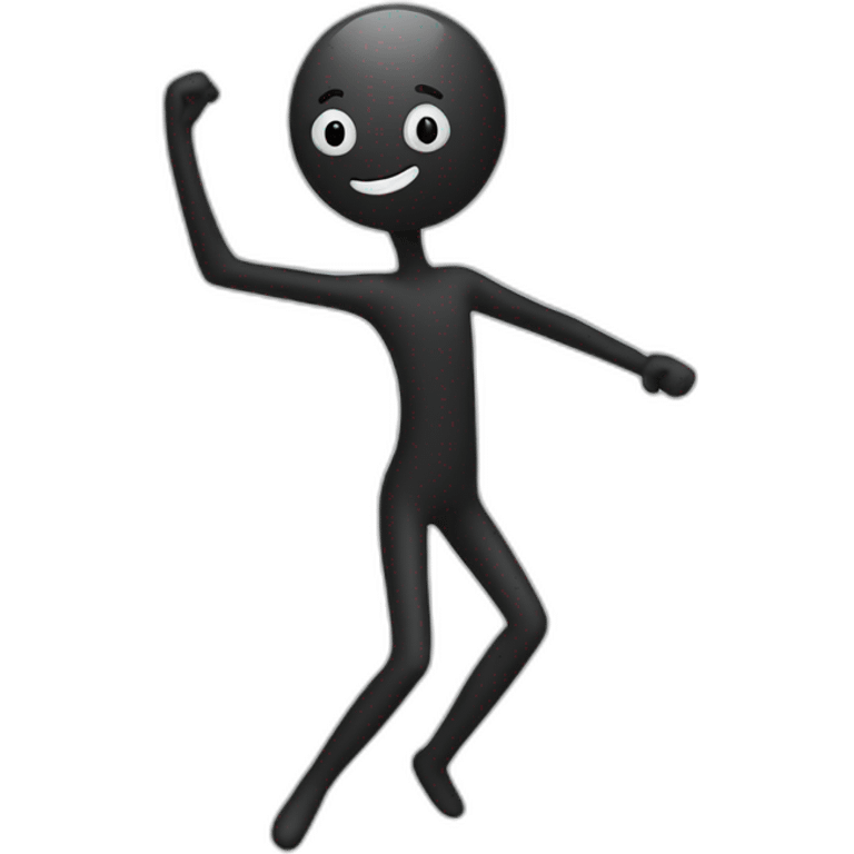 stickman who dances emoji