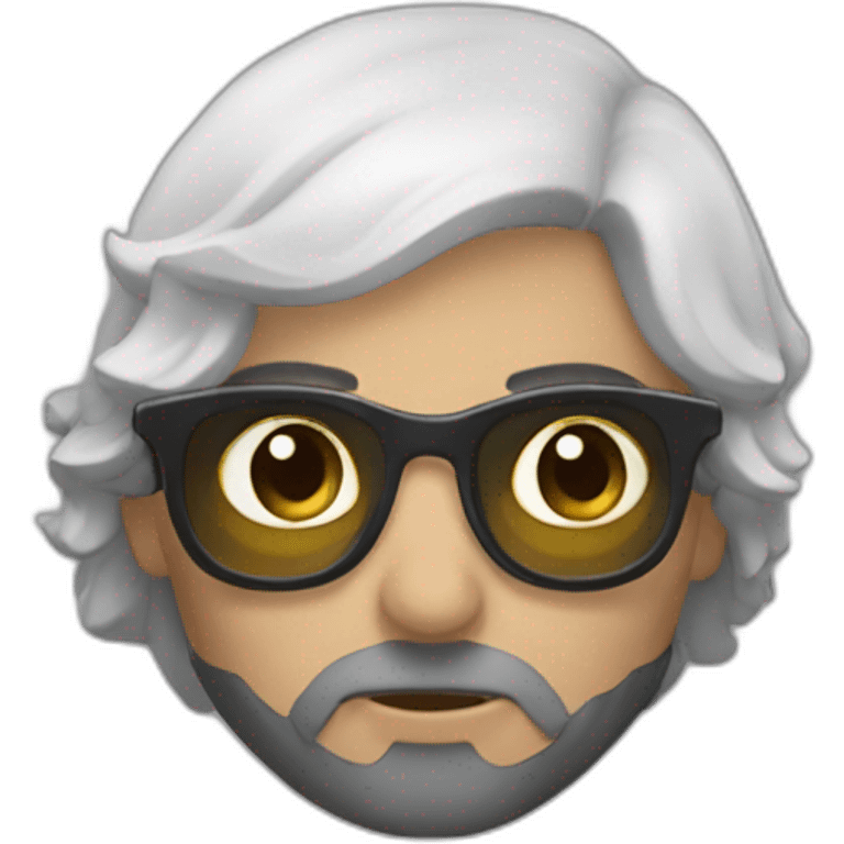 Corvo de óculos escuros  emoji