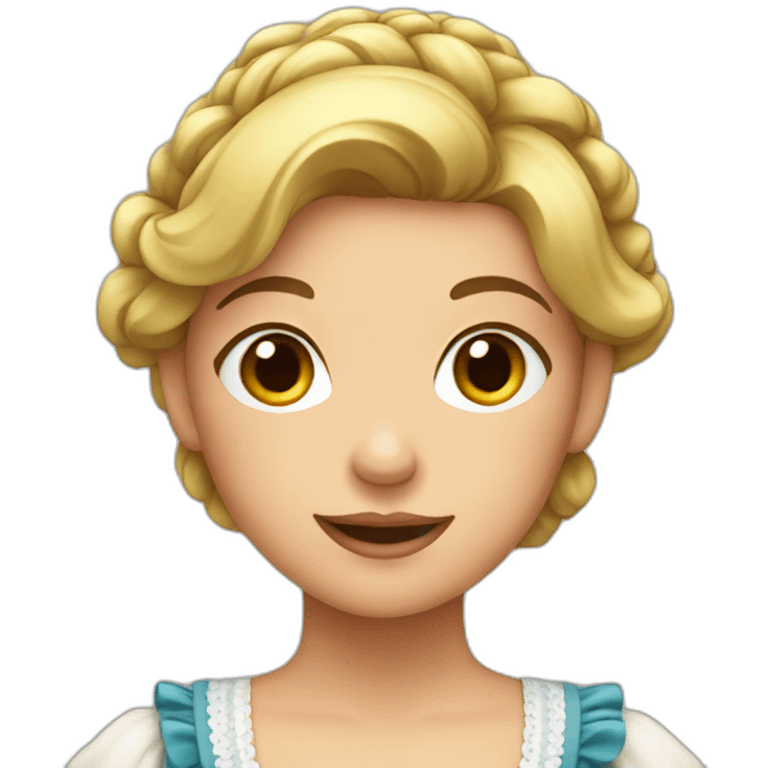 girl in Dirndl emoji