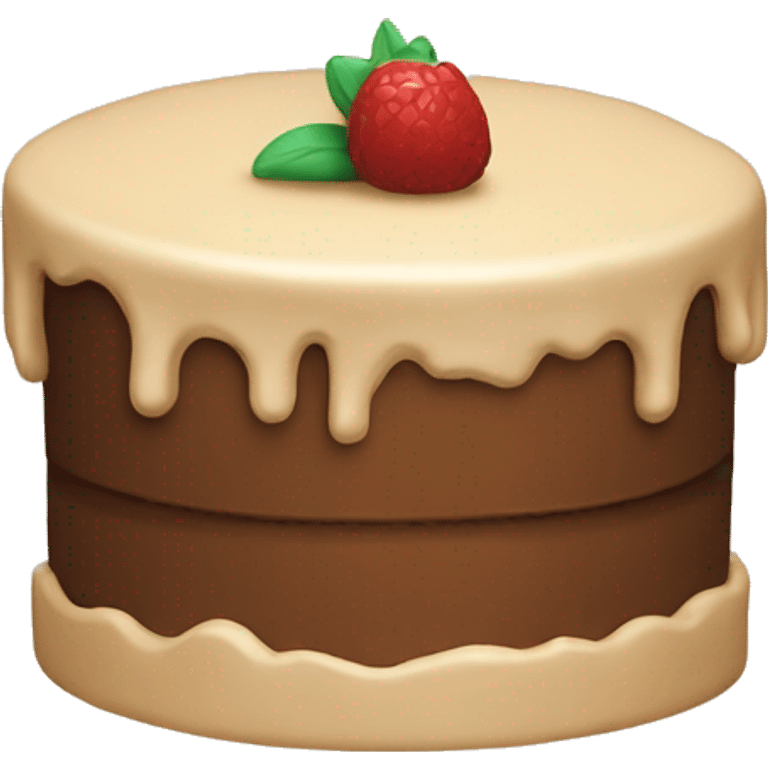 beige cake emoji