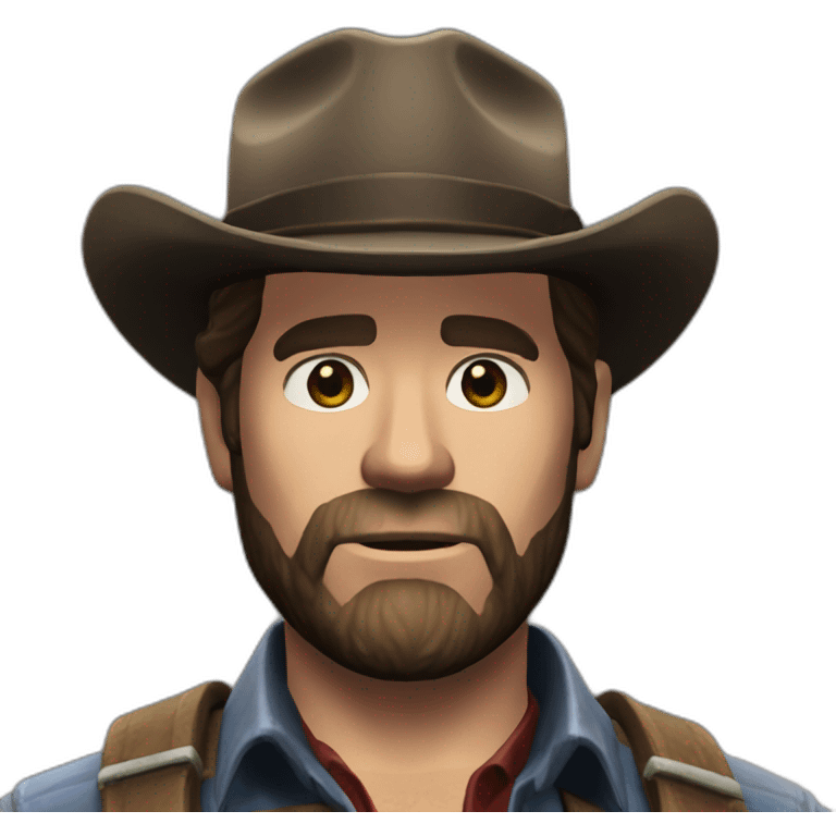 Arthur Morgan in Read Dead 2 emoji