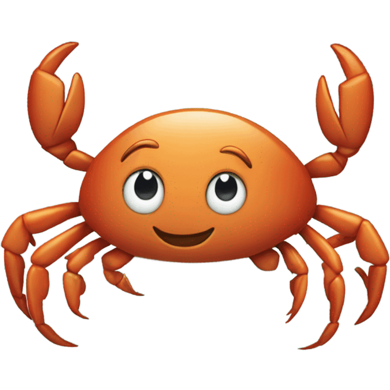 Crab in the shower emoji