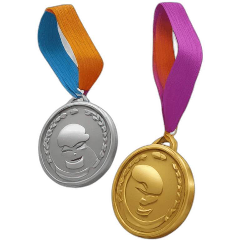 karate medals silver bronze gold emoji