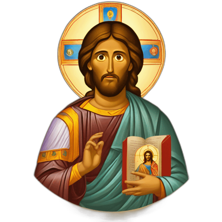 orthodox icon christ pantocrator emoji