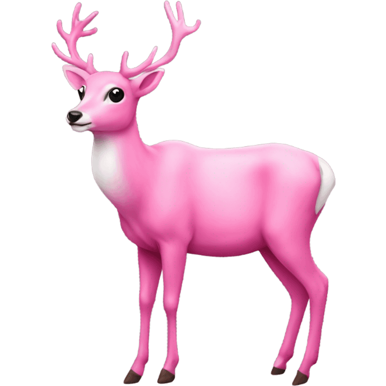 Deer pink emoji