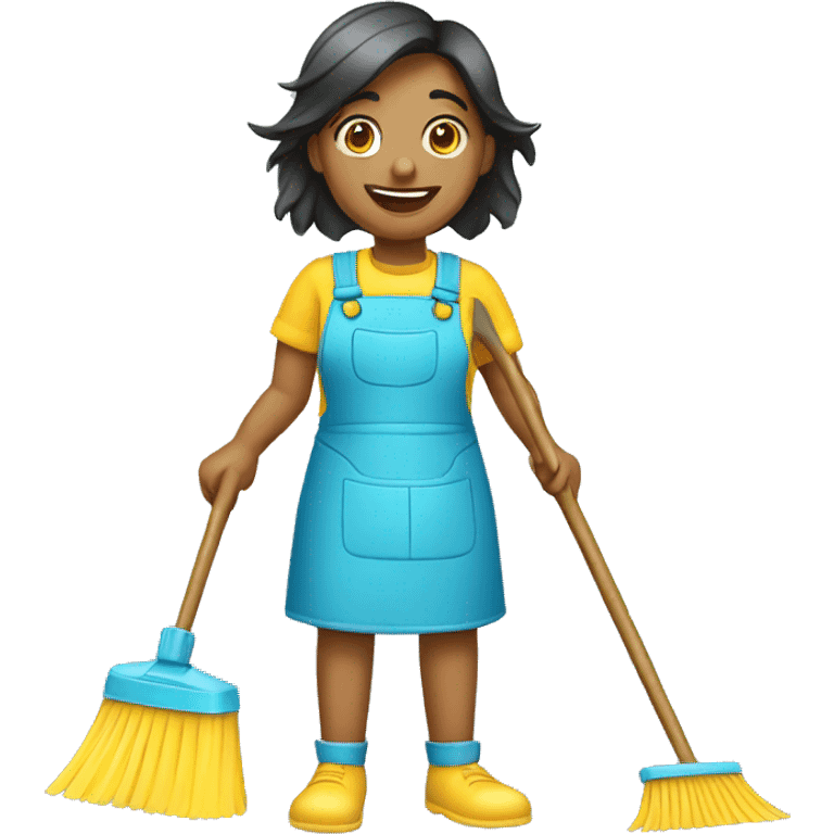 House cleaner emoji