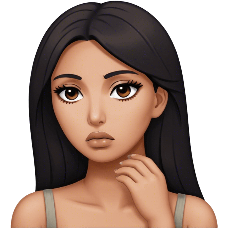 Kim Kardashian’s sad emoji