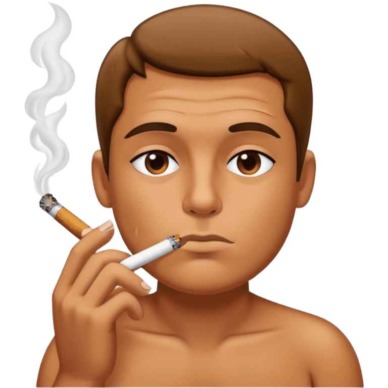 Hand smoking fat joint emoji