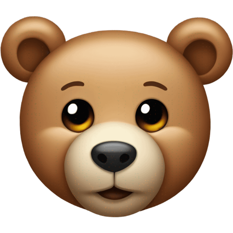 Teddy bear Smirking Face emoji