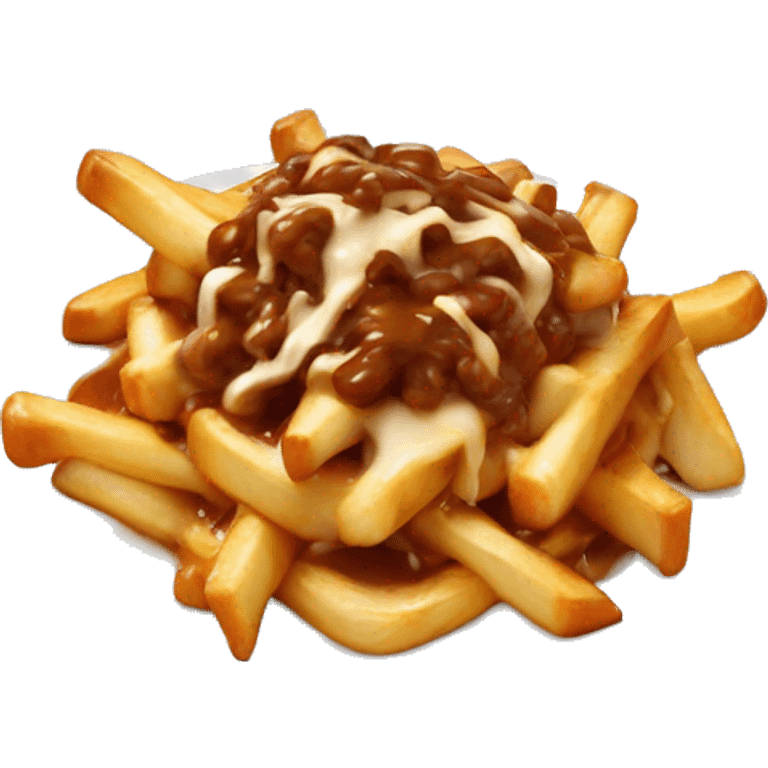 Poutine qui mange du poutine emoji