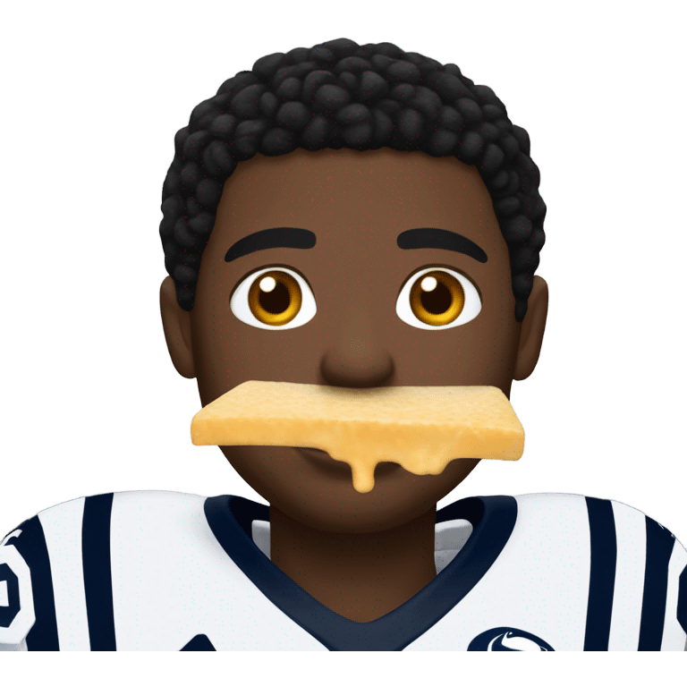 Penn state player with soup emoji