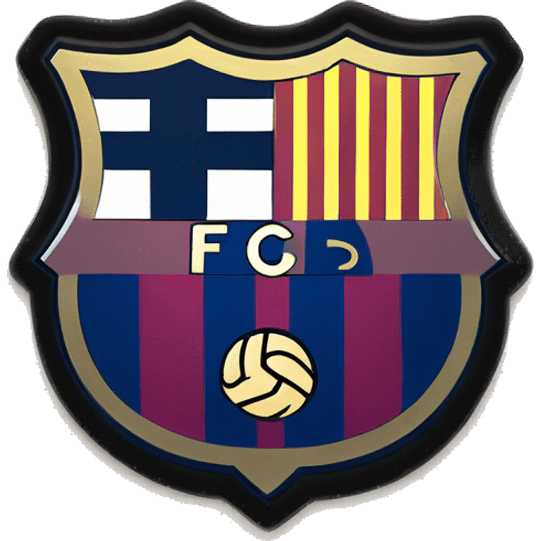 Fc Barcelona logo emoji