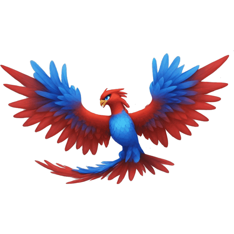 Red nd Blue Phoenix emoji