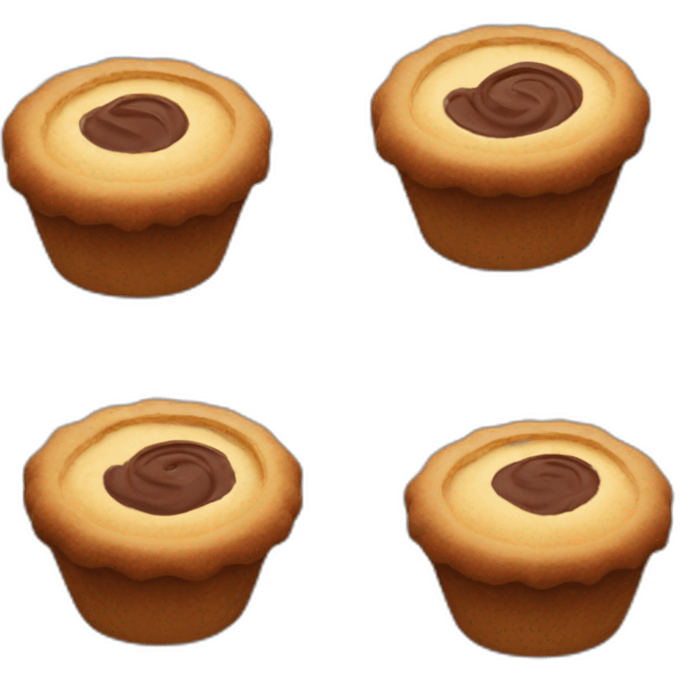 Chocolate pastry emoji