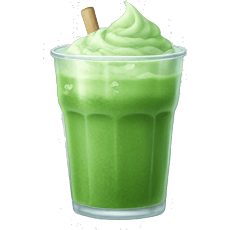 Ice matcha  emoji