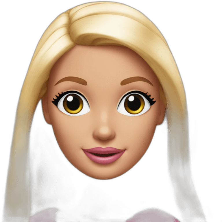 Elf blond barbie emoji