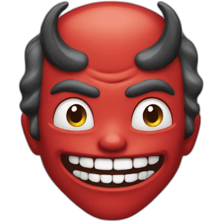 70s devil smile emoji