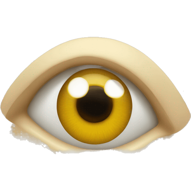 Small eye man emoji