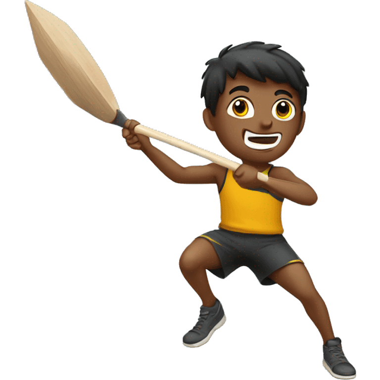 a boy throwing javelin emoji