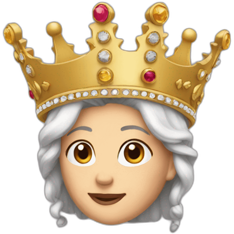 Queen crown emoji