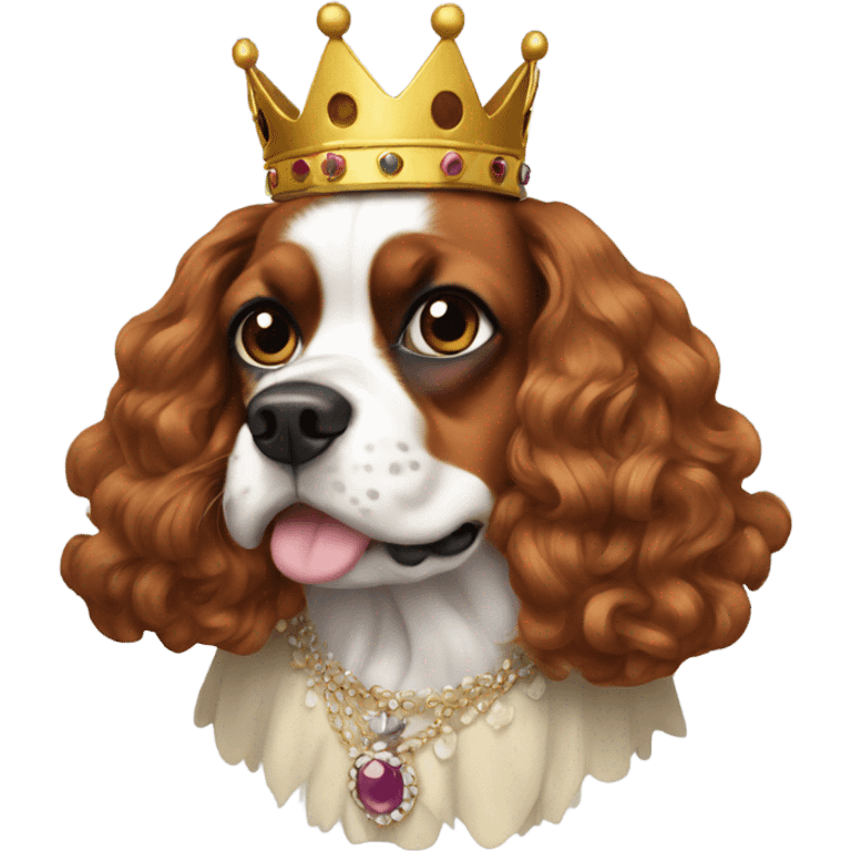 King Charles in drag emoji